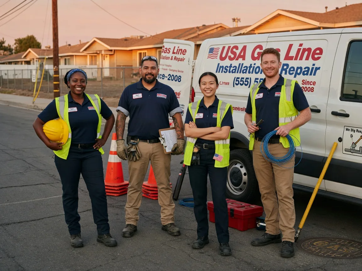 Gas Line Installation company in Alleman, IA
